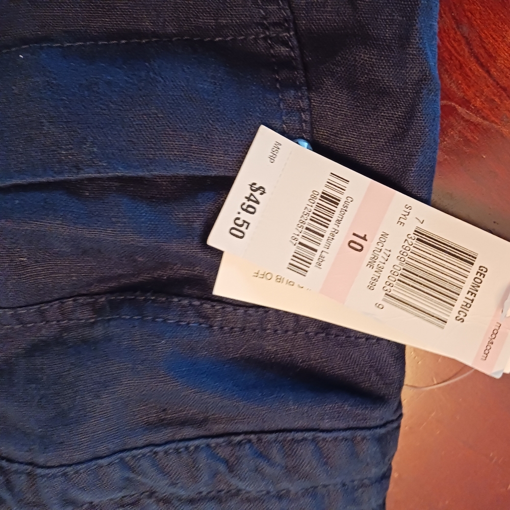 Inc Shorts Navy Blue Size 10